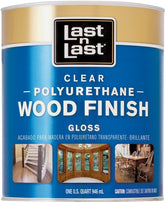 Last n Last 53004 Polyurethane Wood Finish, Gloss, Liquid, Clear, 1 qt, Can